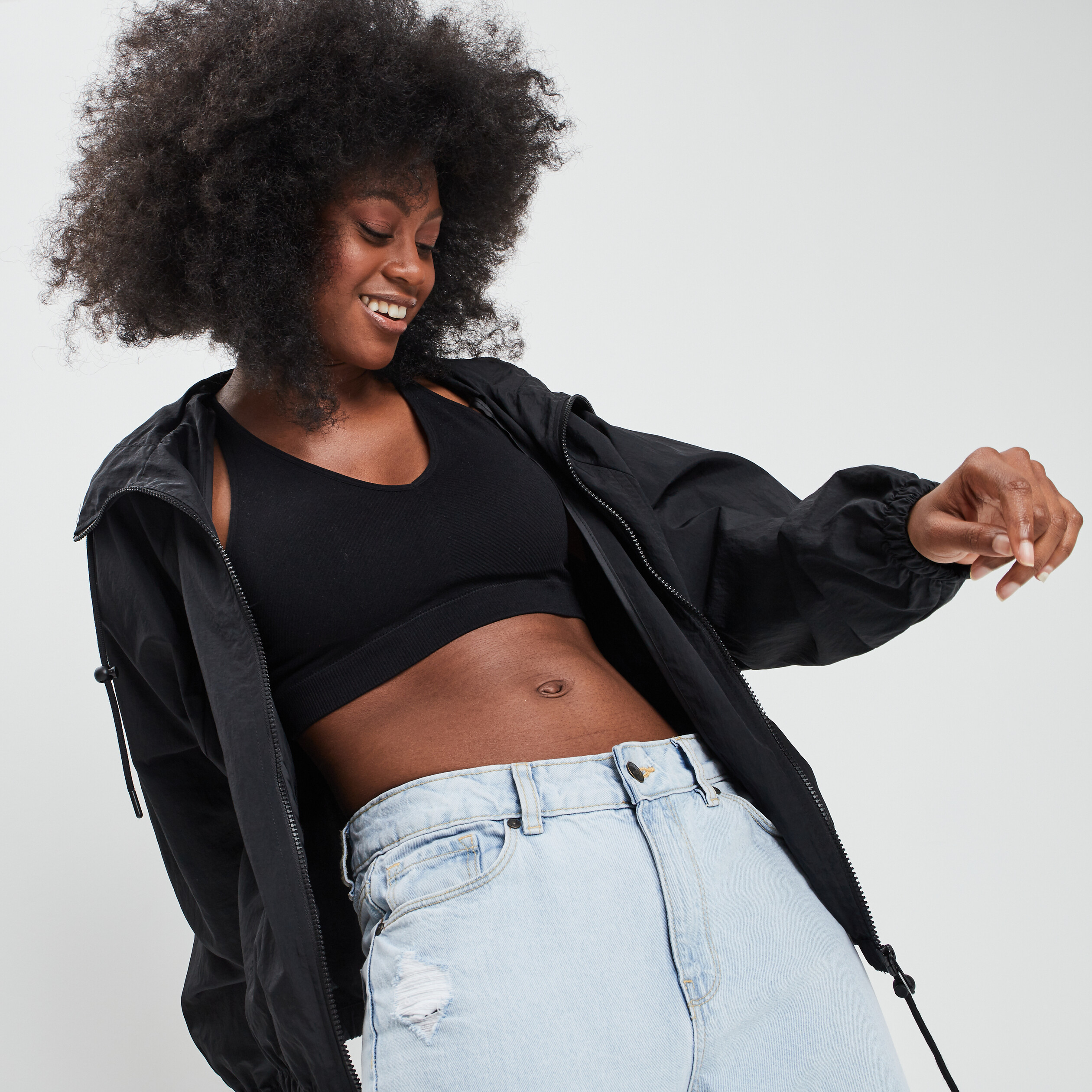 Soutien-gorge brassière noir femme | La Halle