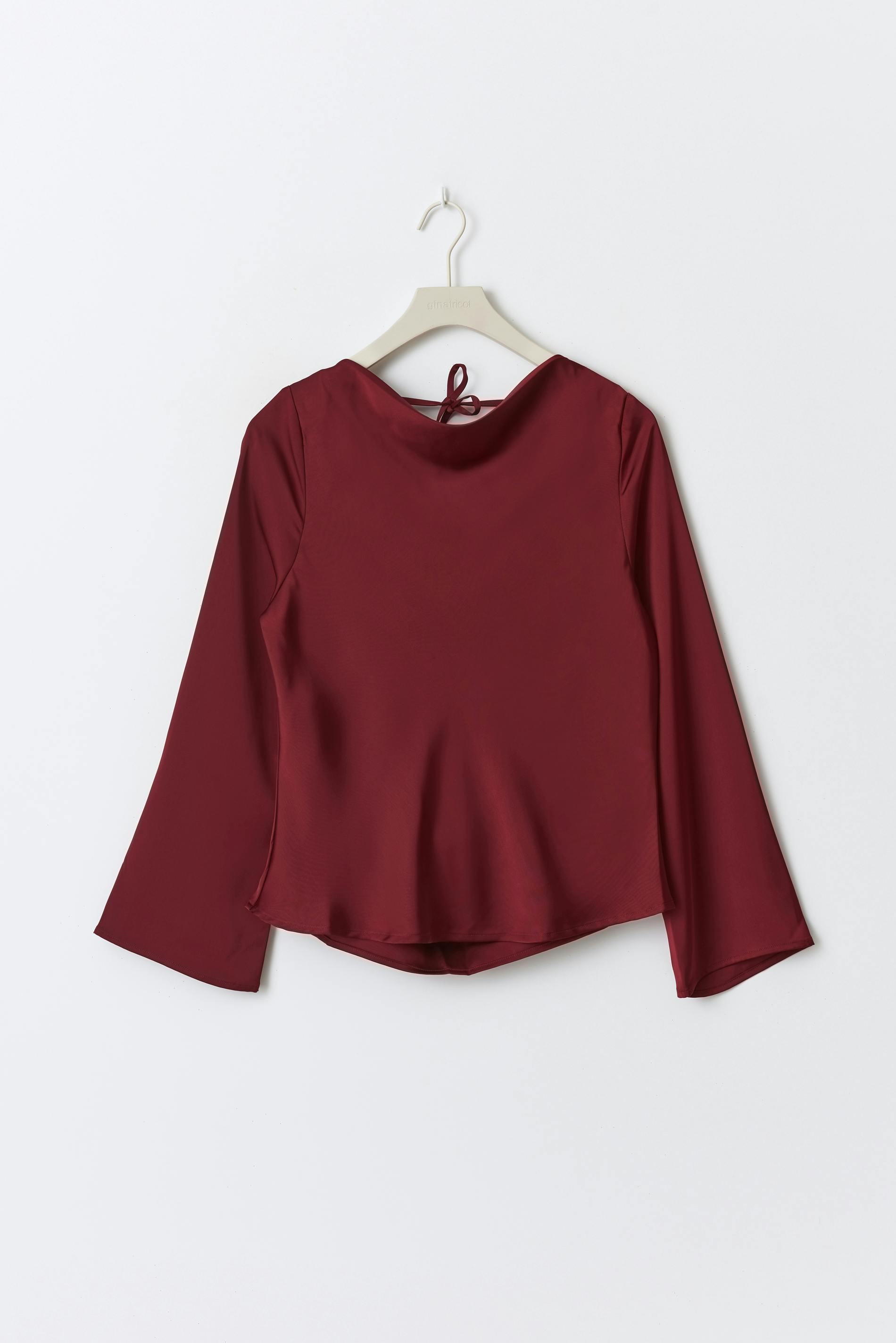 Draped blouse