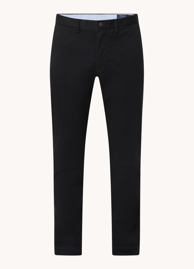 Pantaloni chino drepți Ralph Lauren cu buzunare laterale