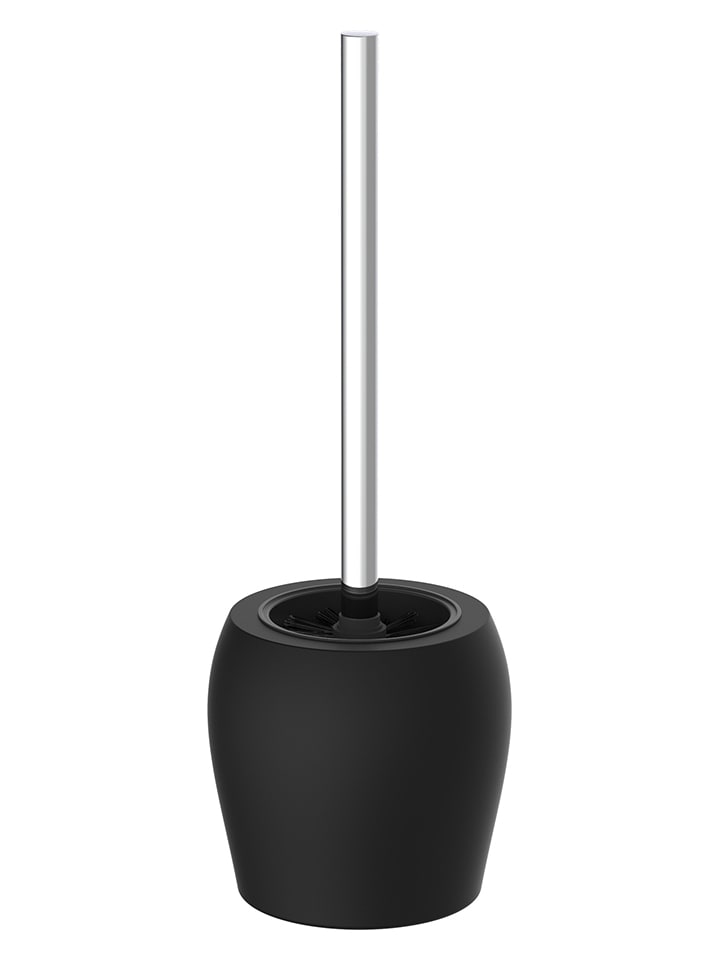 Schütte WC-Bürstenhalter in Schwarz - (H)37,7 x Ø 13 cm günstig kaufen onesize