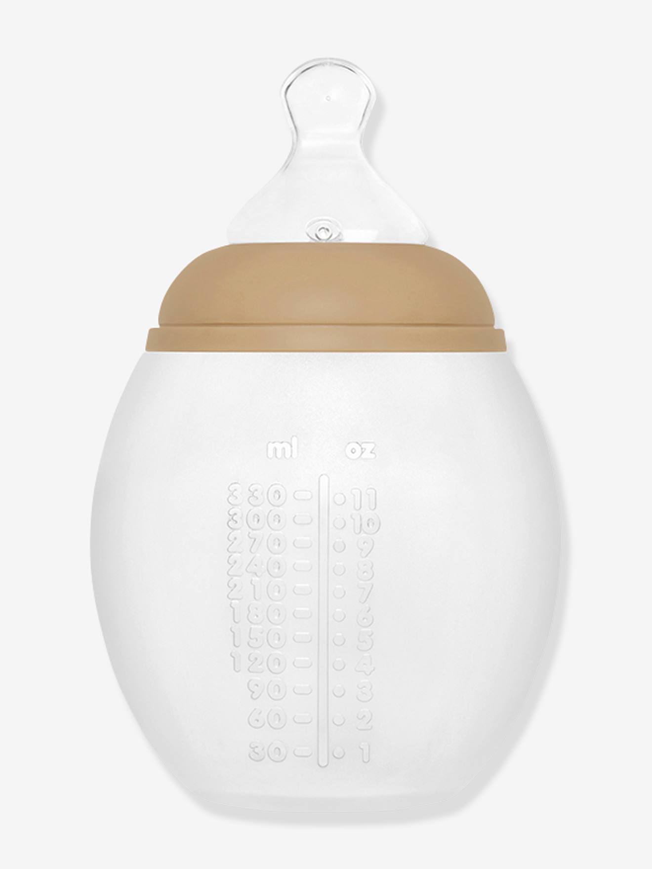 Biberon BibRond 330 ml ELHEE rose pâle (nude)
