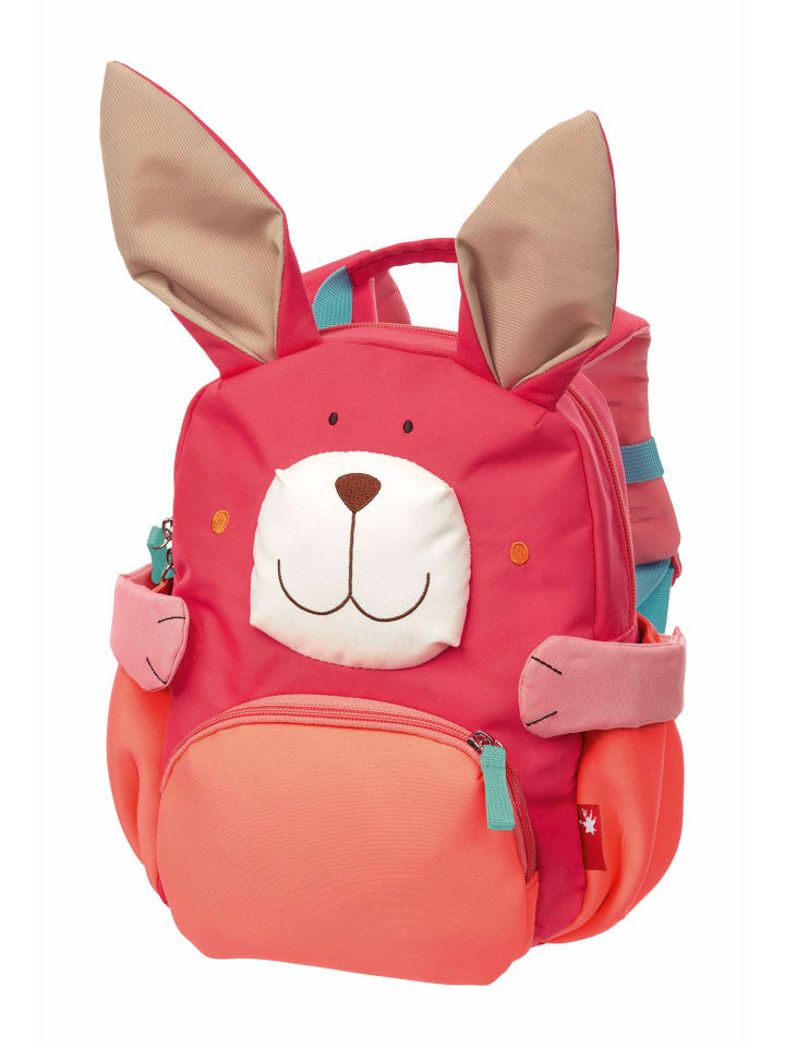 Sigikid Kindergarten Rucksack fröhliches Tiergesicht, 5,2 Liter in pink günstig kaufen onesize