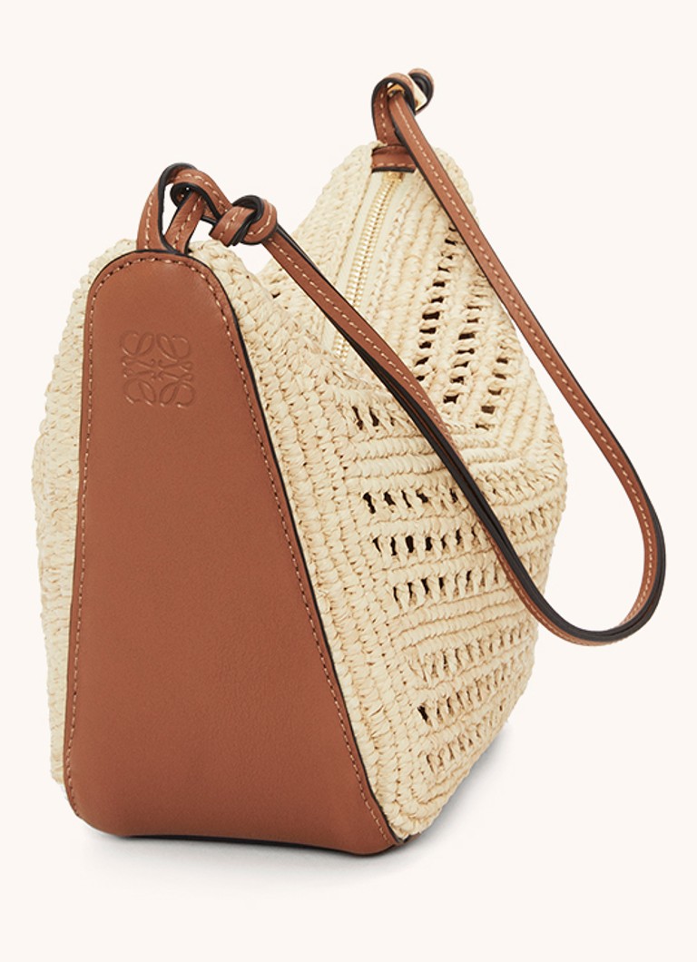 LOEWE Hammock Hobo Mini -olkalaukku vasikannahkayksityiskohdilla