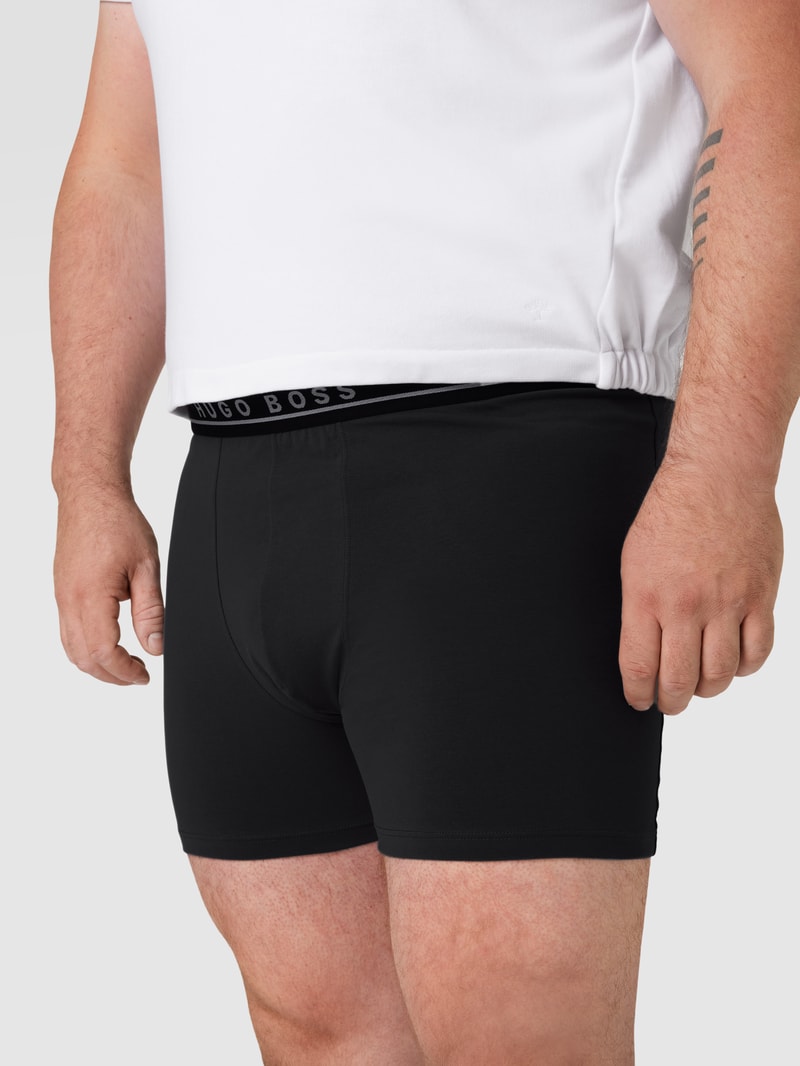 Trunks mit Logo-Bund im 3er-Pack in dunkelblau