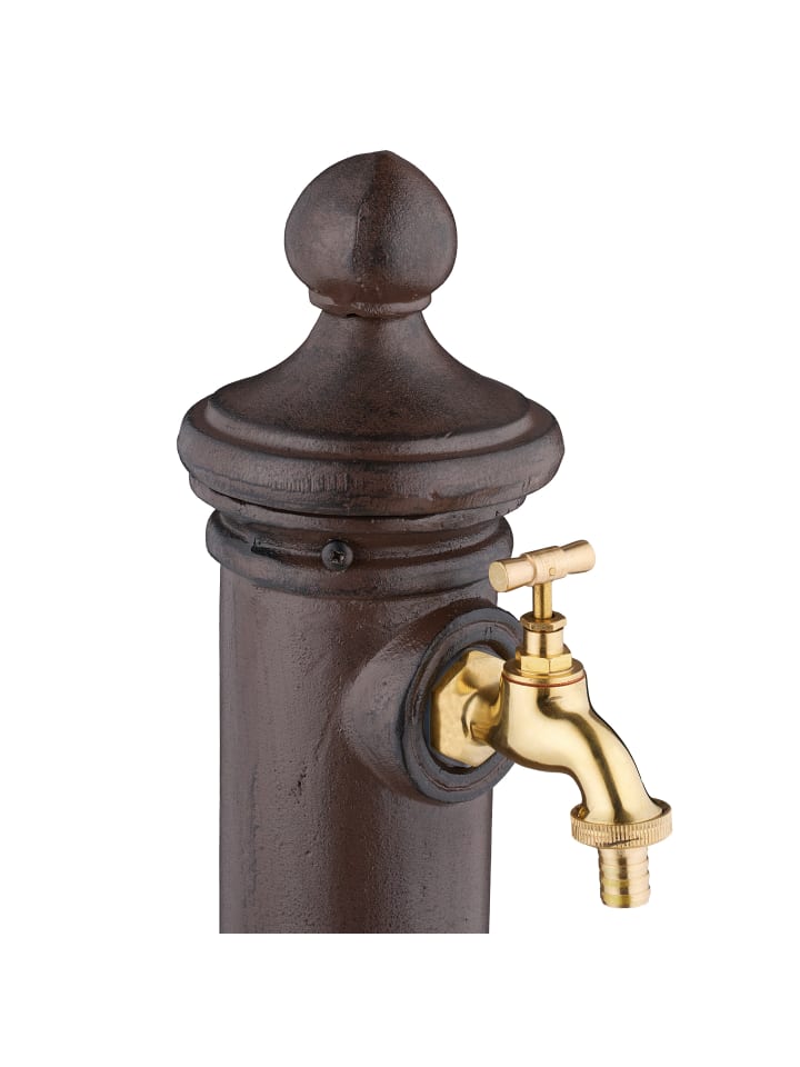 relaxdays Standbrunnen in Braun - (B)18 x (H)80 x (T)20,5 cm günstig kaufen onesize