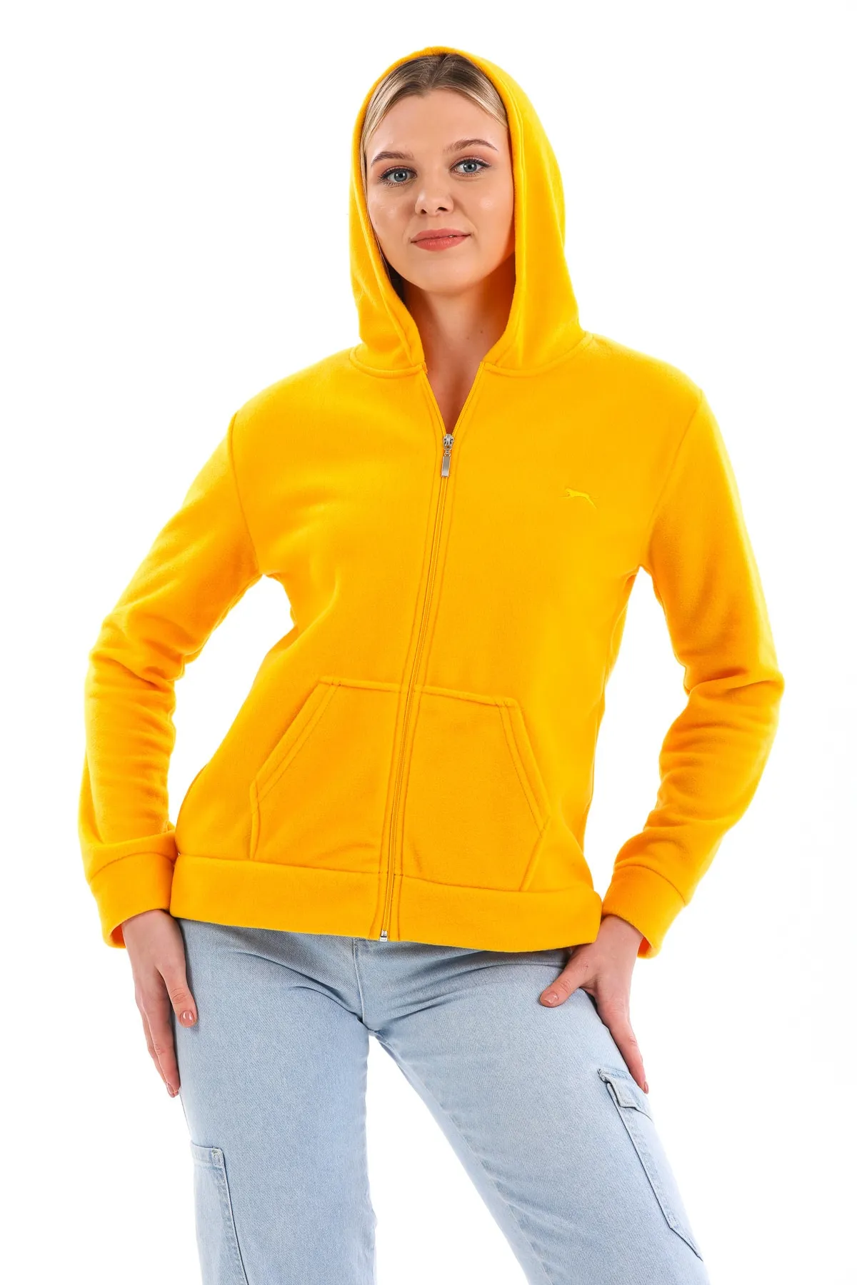 Slazenger  Sofal I Damen Fleece-Sweatshirt Gelb
