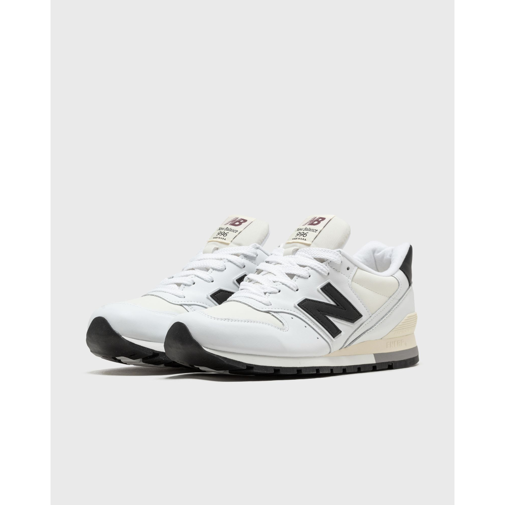 New Balance 996 White Black- Made in USA U996TC / weiss