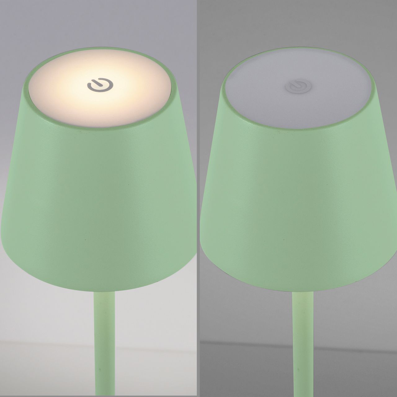 JUST LIGHT Akku-Stehleuchte EURIA, 1x LED-Board/2,50Watt/3000Kelvin, IP54, Grün