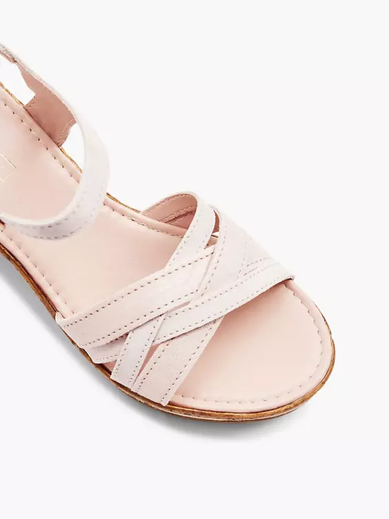 5th Avenue Leder Keilsandalette