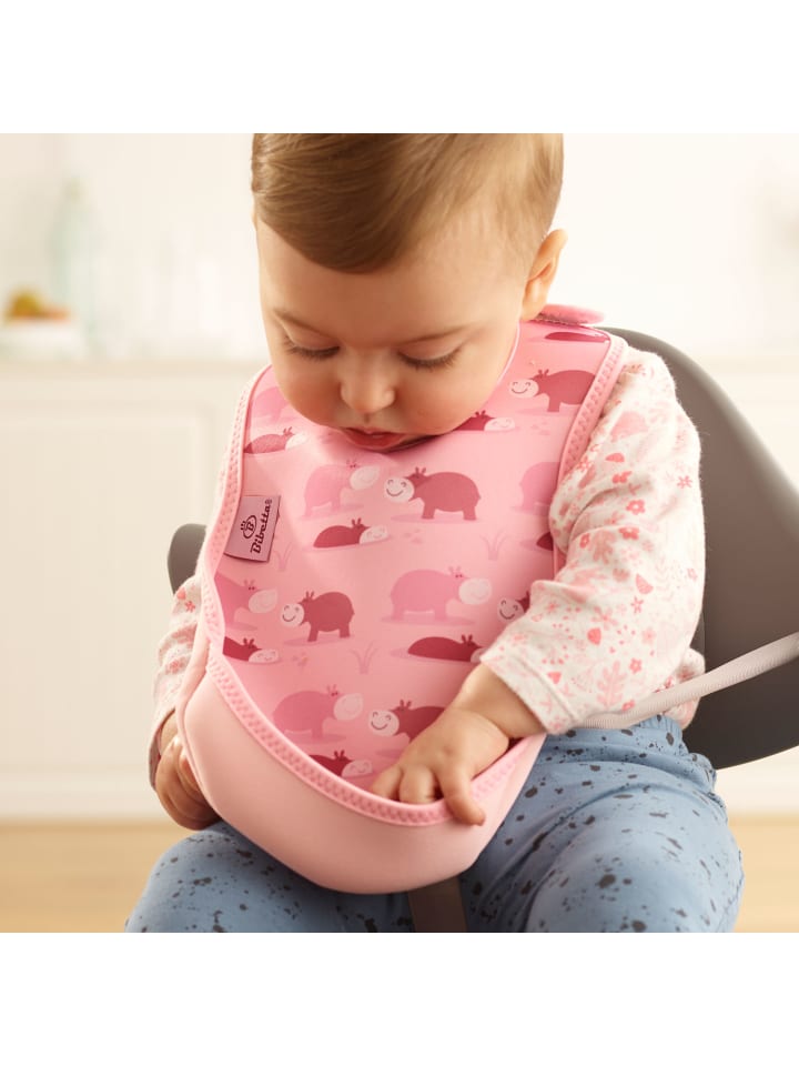 Bibetta Lätzchen UltraBib Neopren-Lätzchen Nilpferde günstig kaufen onesize
