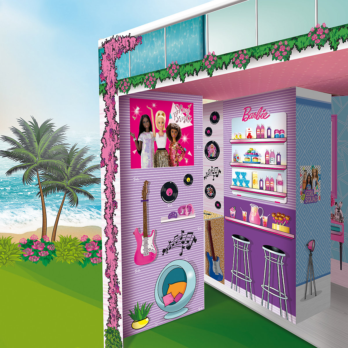 Barbie Sommervilla mit Puppe