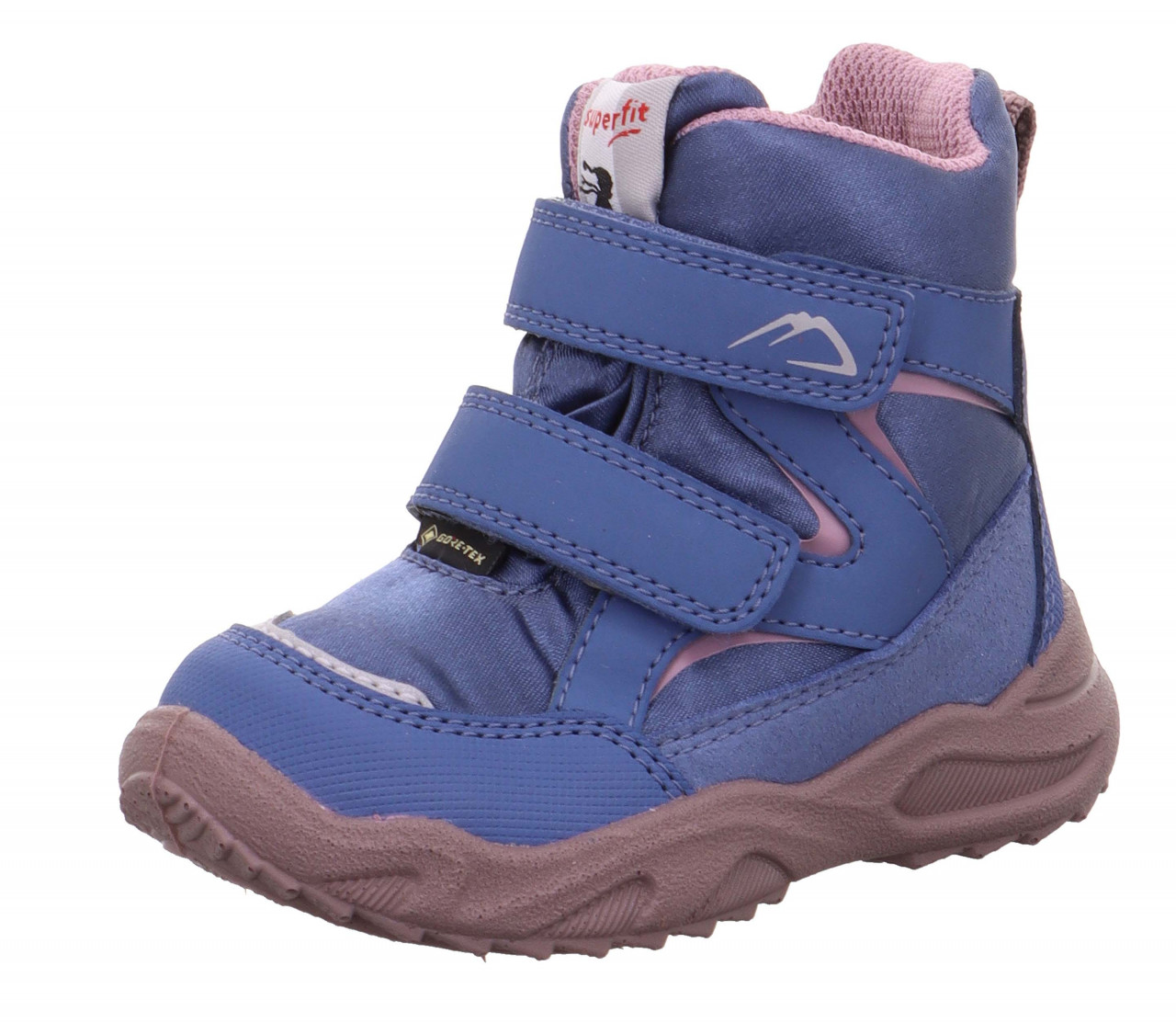 GLACIER - Blau/LilaBoots mit Klettverschluss
