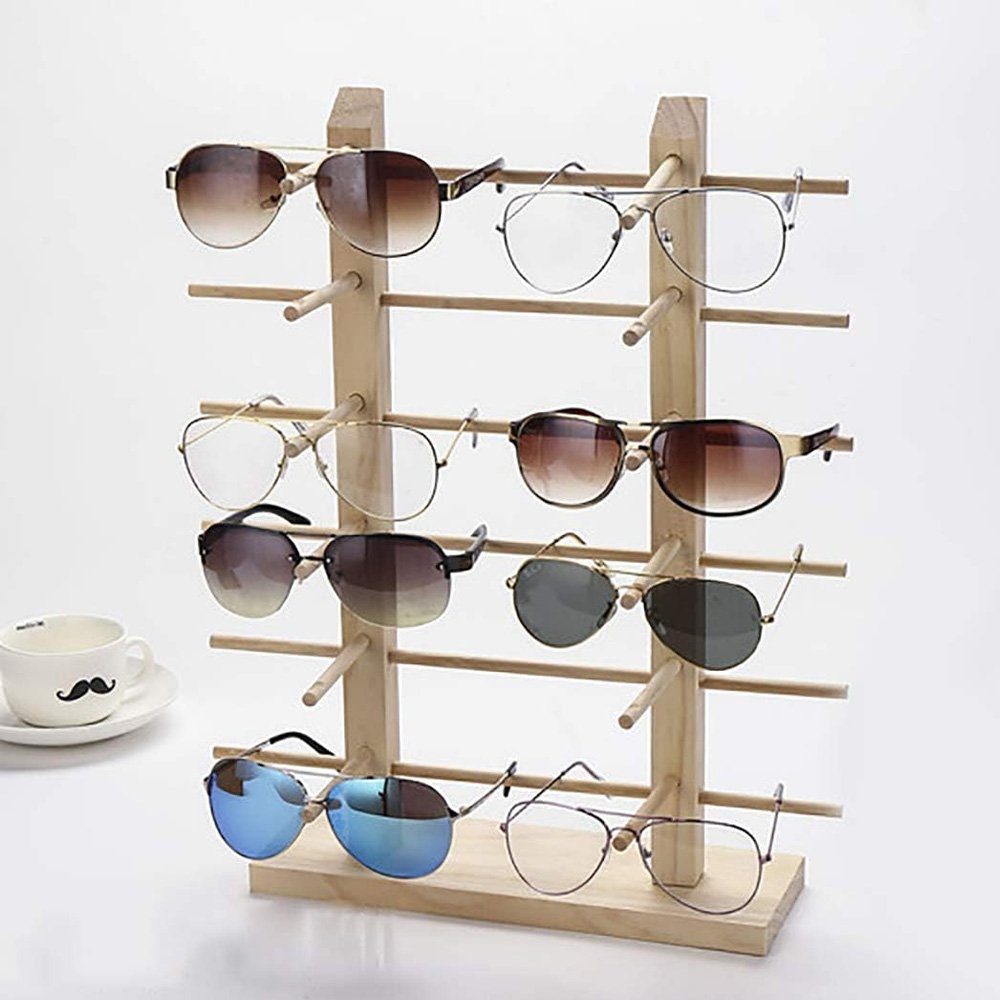 Tian Dee Brillenetui Brillenständer Kreative Holz Sonnenbrille Rack Brillenständer