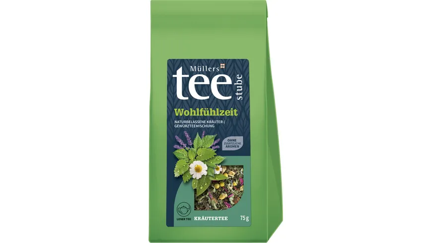 Müllers Teestube Kräutertee Wohlfühlzeit 75 g