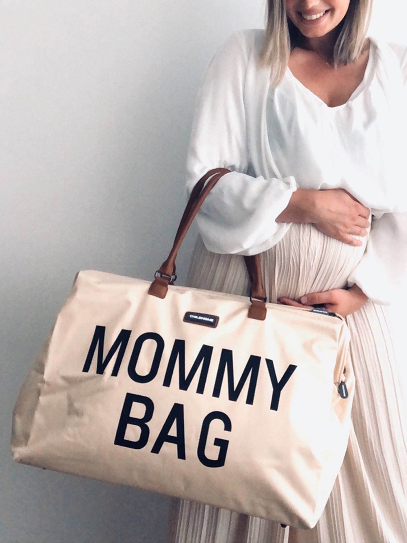 Childhome Große Wickeltasche MOMMY BAG CHILDHOME - schwarz