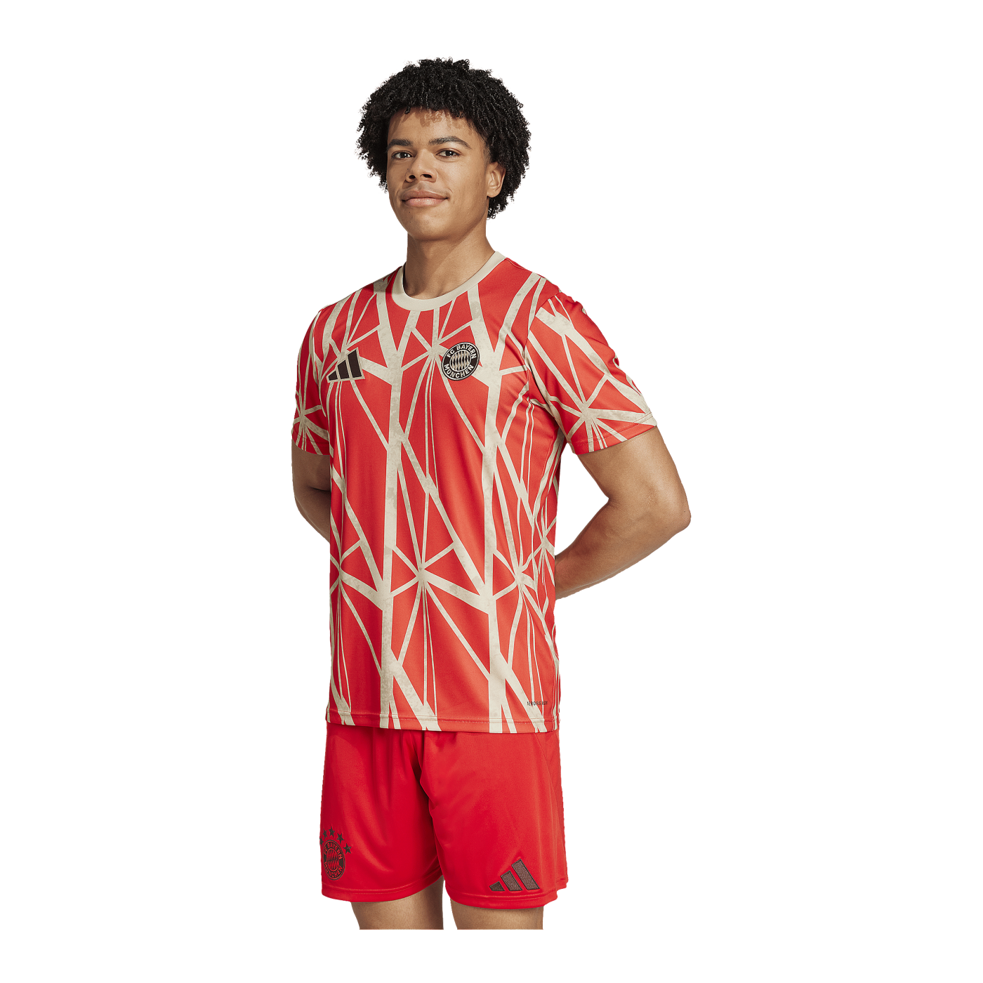 adidas FC Bayern München Prematch Shirt 2024/2025 Rot
