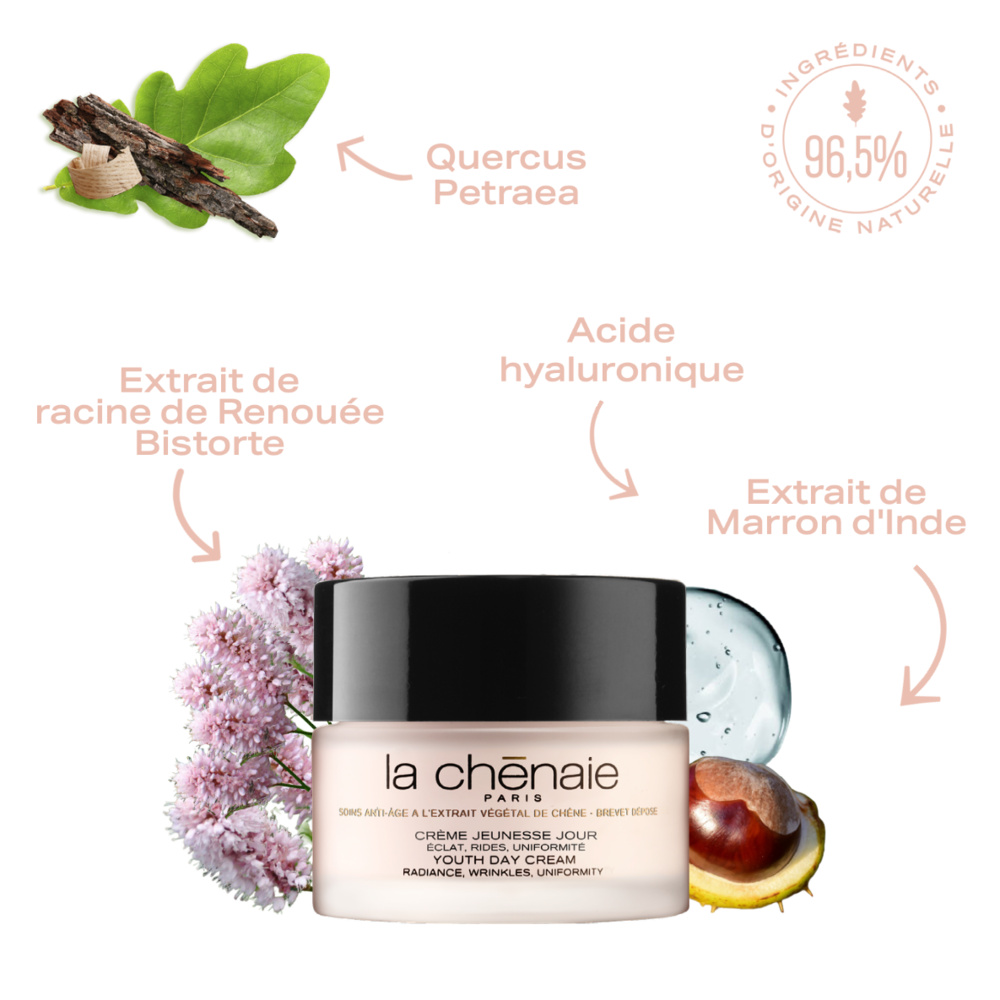 la chênaie CRÈME JEUNESSE JOUR Crème jour anti-rides