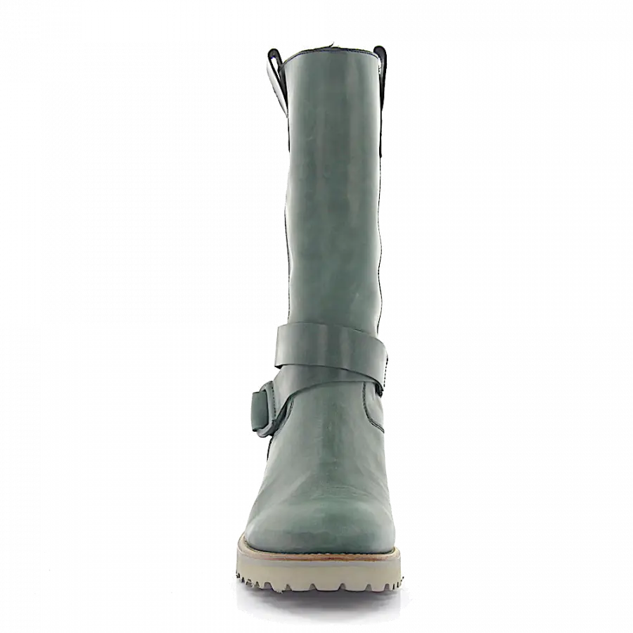 Budapester - Stiefel Kalbsleder grün - grün
