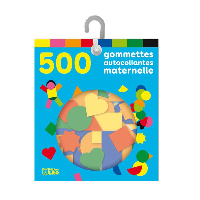 500 gommettes autocollantes maternelle - Lito