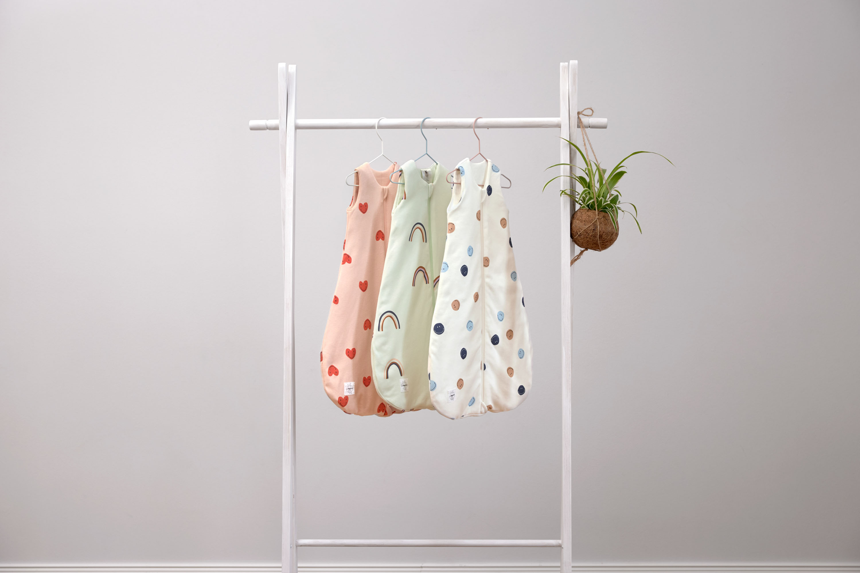 Babyschlafsack 2,5 TOG - Regenbogen, Mint