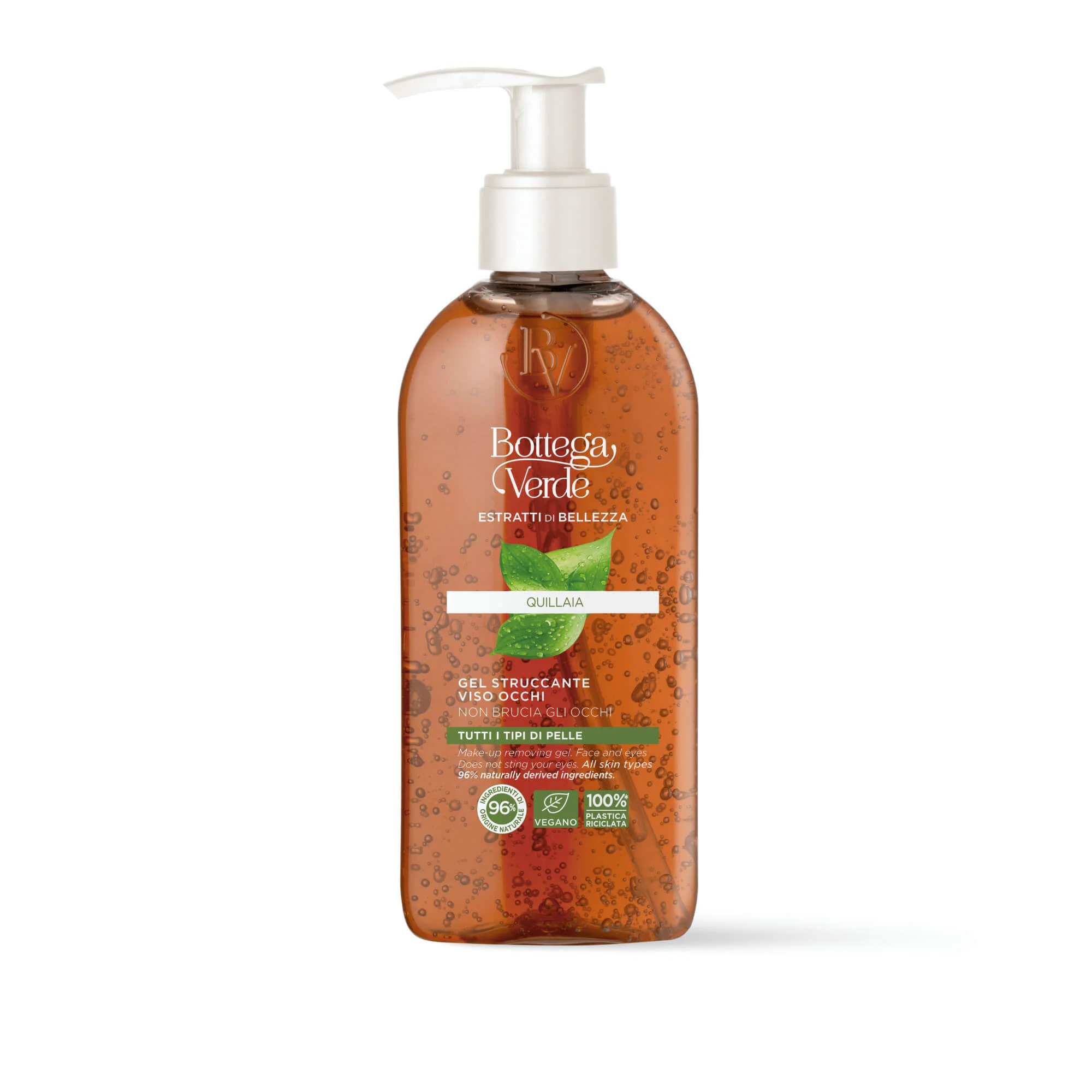 Estratti di bellezza Gel Struccante - Viso E Occhi - Quillaia - Gel detergente viso, Struccante Occhi