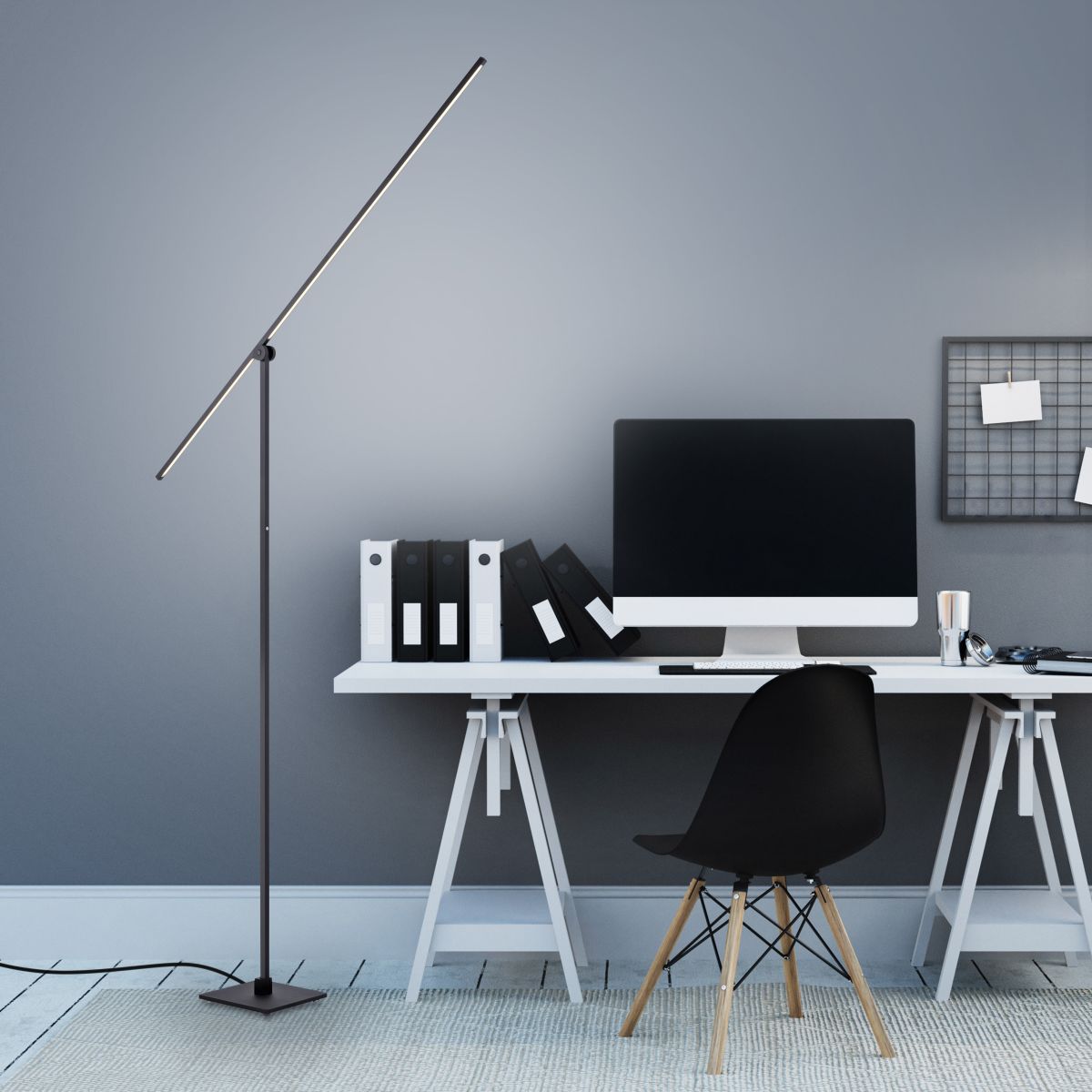 Paul Neuhaus LED Stehleuchte Pure-Grafo L Schwarz