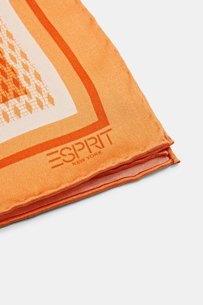 Quadratische Seiden-Bandana mit Print