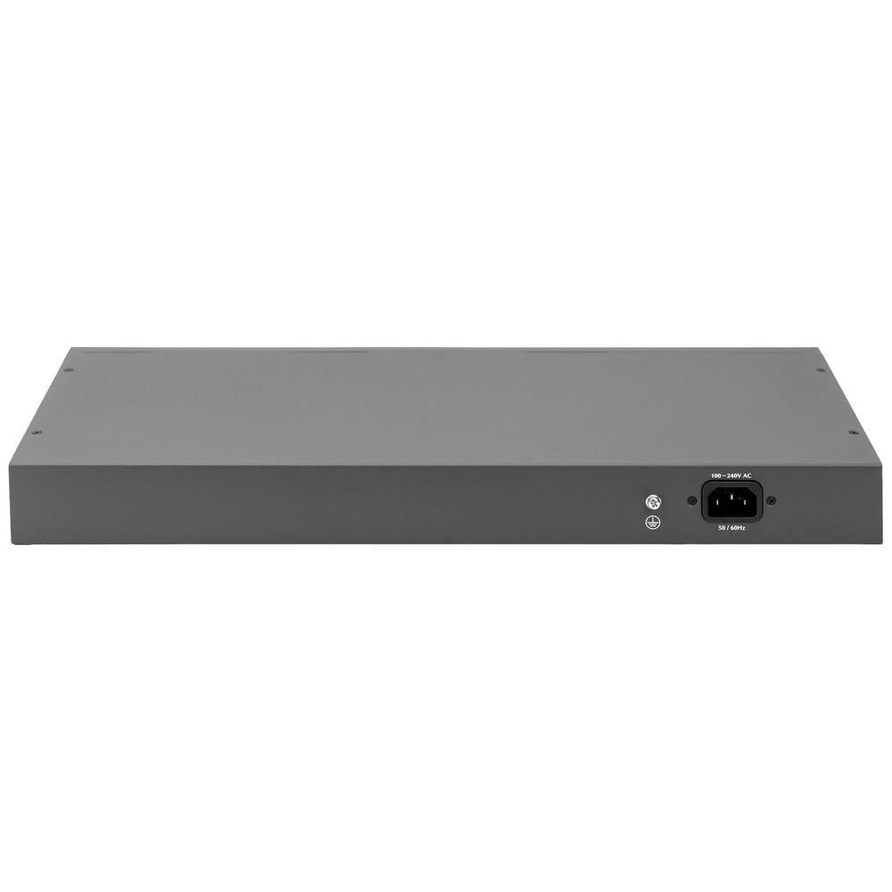 Digitus 16-Port Fast Ethernet PoE Switch, 19 Zoll, Netzwerk-Switch (PoE-Funktion)
