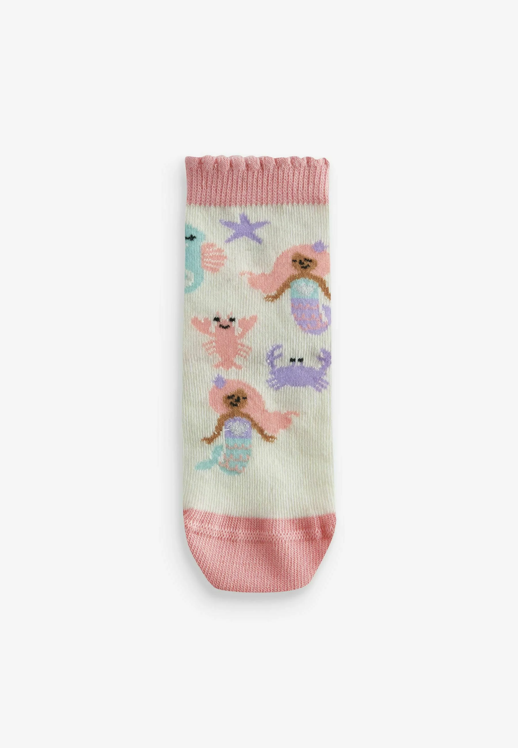 Siguiente PAQUETE DE 3 Calcetines con PERSONAJE DE SIRENA RICOS