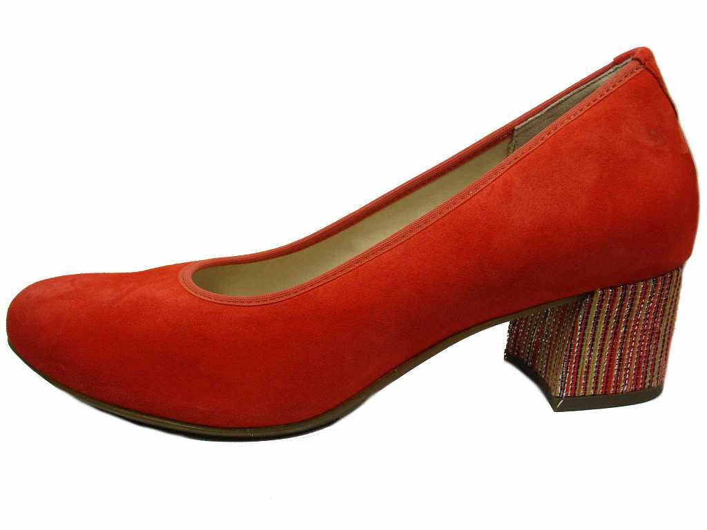 HASSIA Modische Pumps orange Florenz Sacchhetto