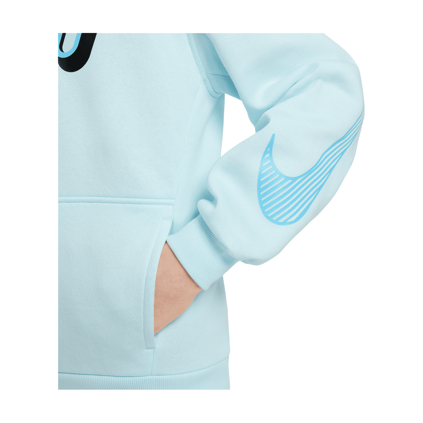Nike Kylian Mbappe Club Hoody Kids Blau F474