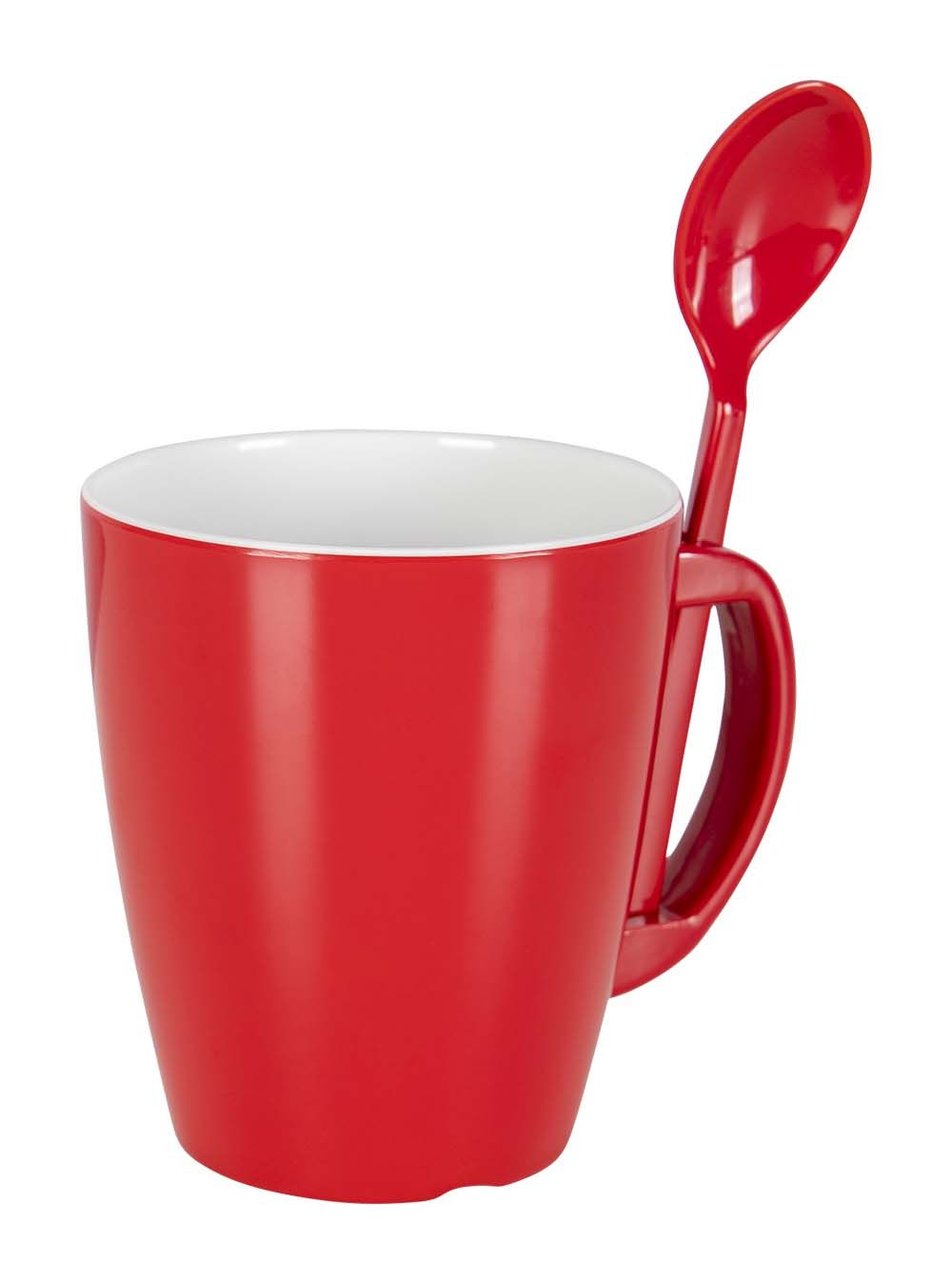 Gimex Colour Line Rainbow 4er-Set Becher mit Löffeln