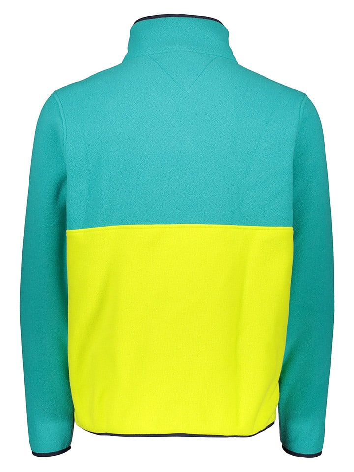 Patagonia Fleecepullover in Grün/ Gelb günstig kaufen