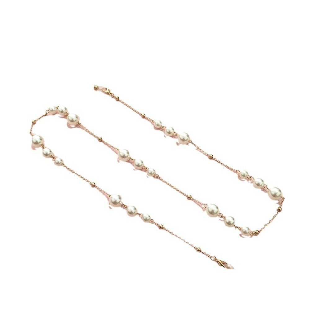 Tian Dee Brillenkette Mode Frauen Glaskette Gold Perle Frauen Sonnenbrillen Kette