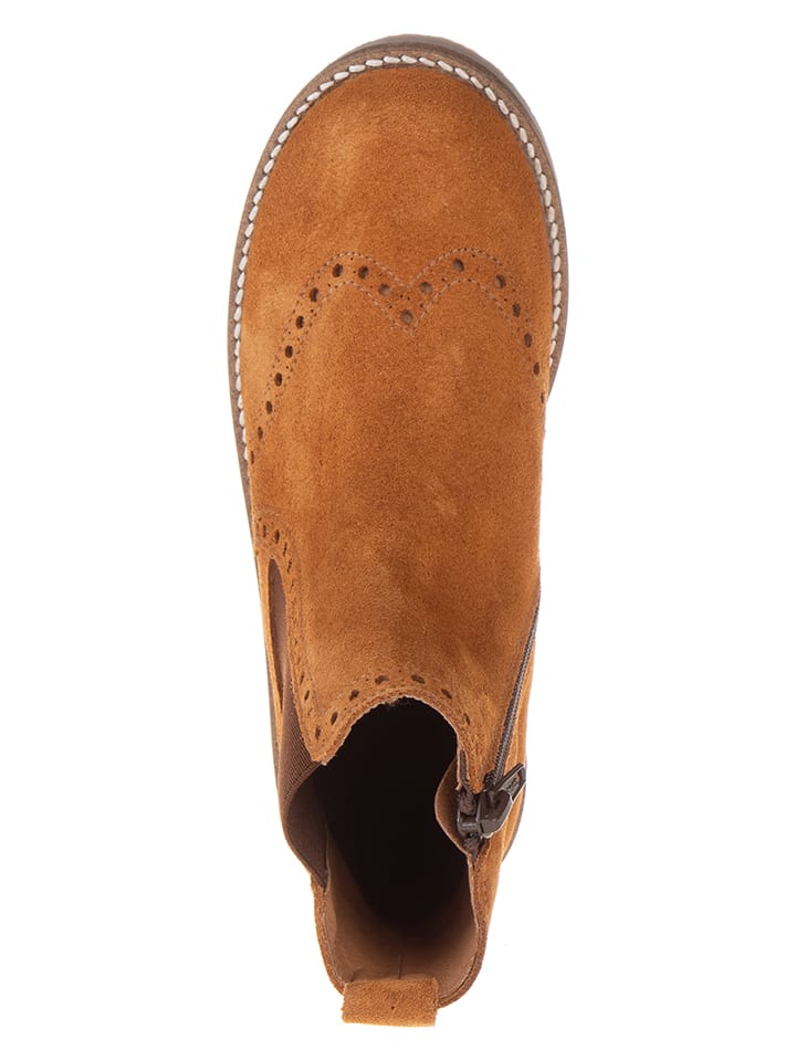 lamino Leder-Chelsea-Boots in Hellbraun günstig kaufen