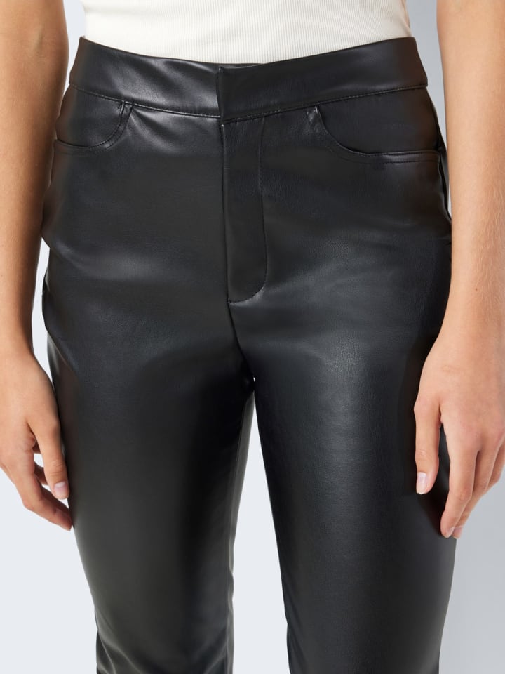 Noisy may Kunstleder Hose PU Beschichtet NMANDY in Schwarz günstig kaufen