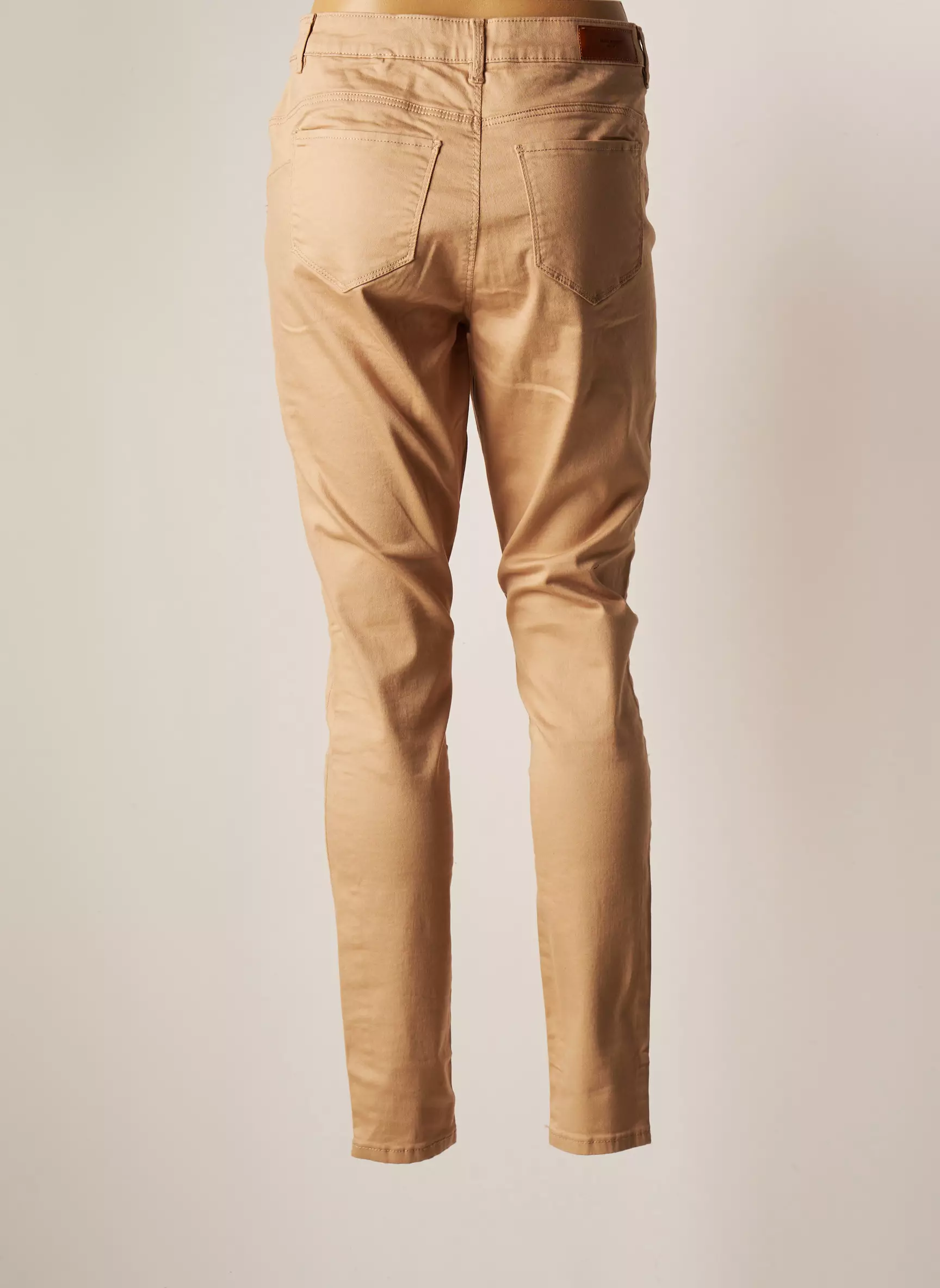 Vero Moda Pantalons Slim Femme couleur beige