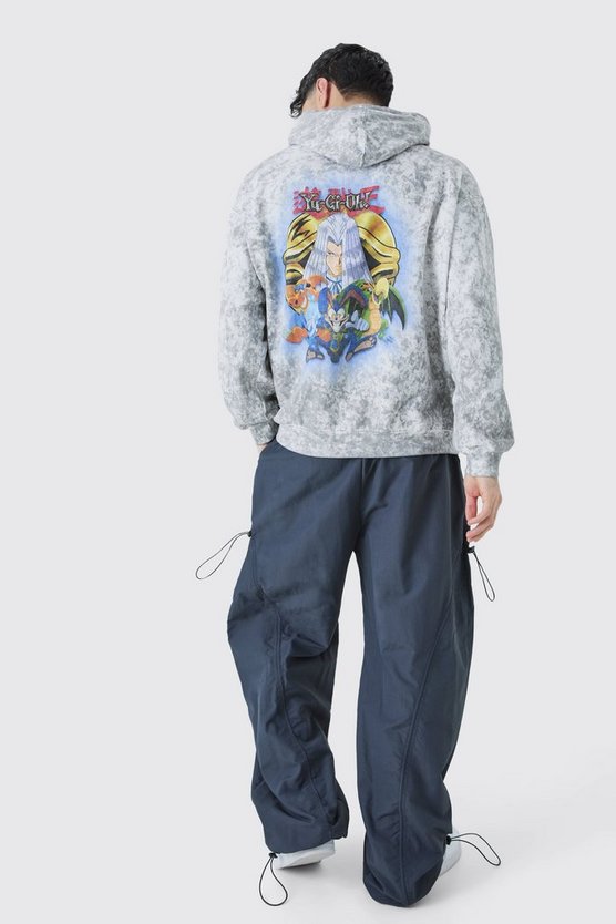 Oversize Hoodie mit lizenziertem Yugioh Pegasus Print