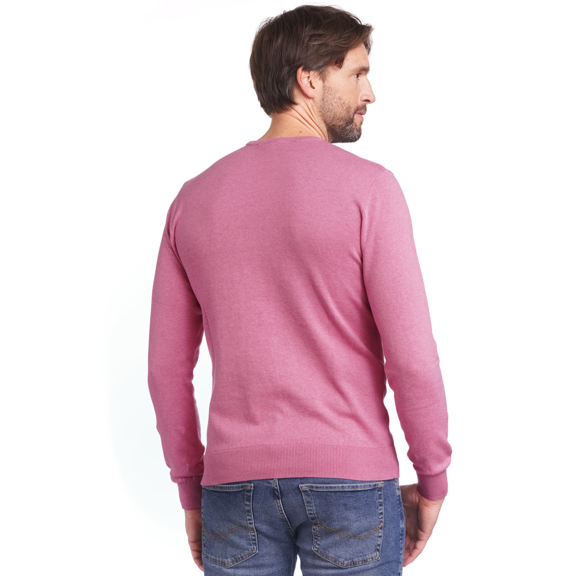 Herren Feinstrickpullover mit Rundhals