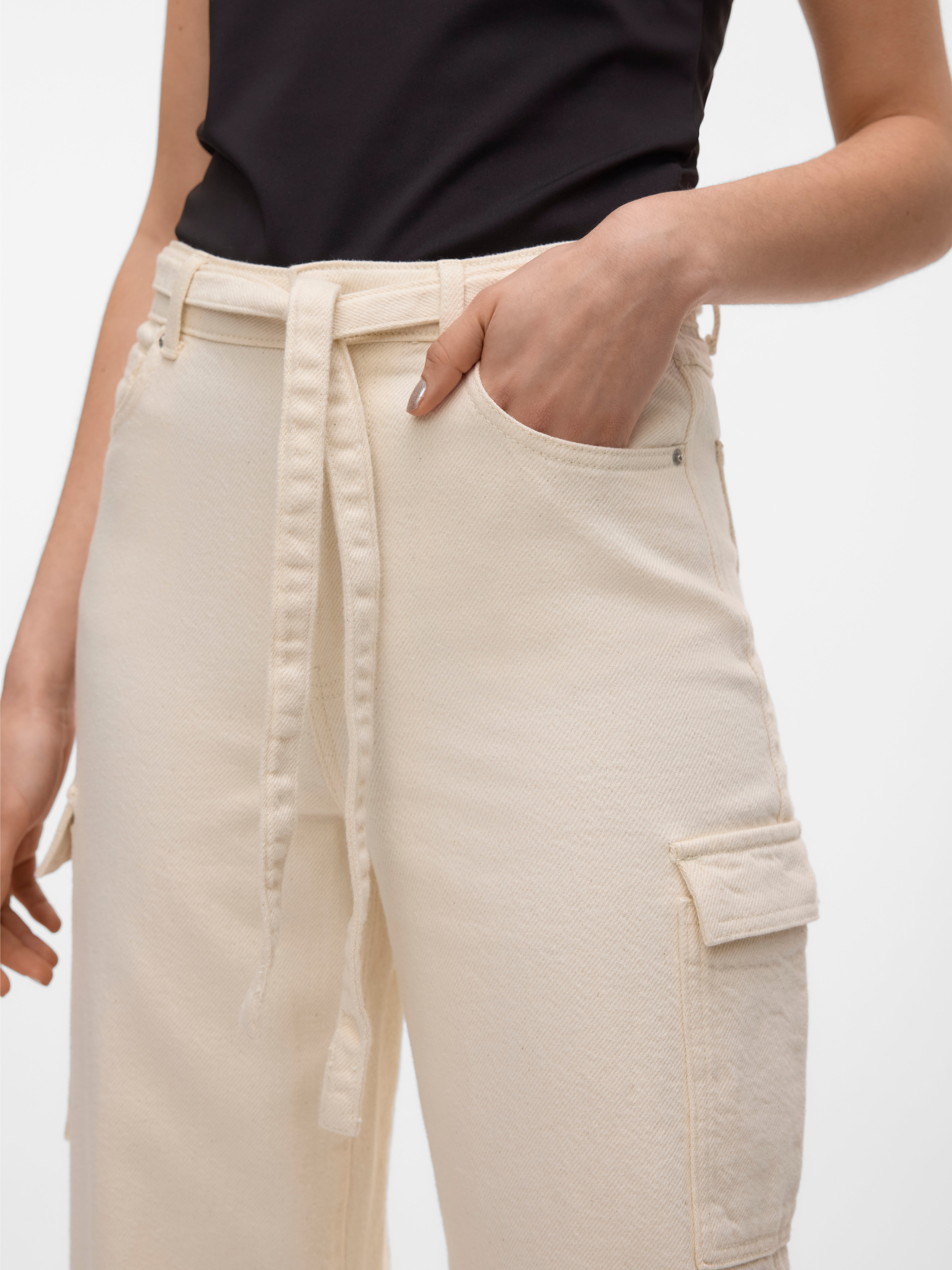 VMKATHY Hohe Taille Weit geschnitten Jeans