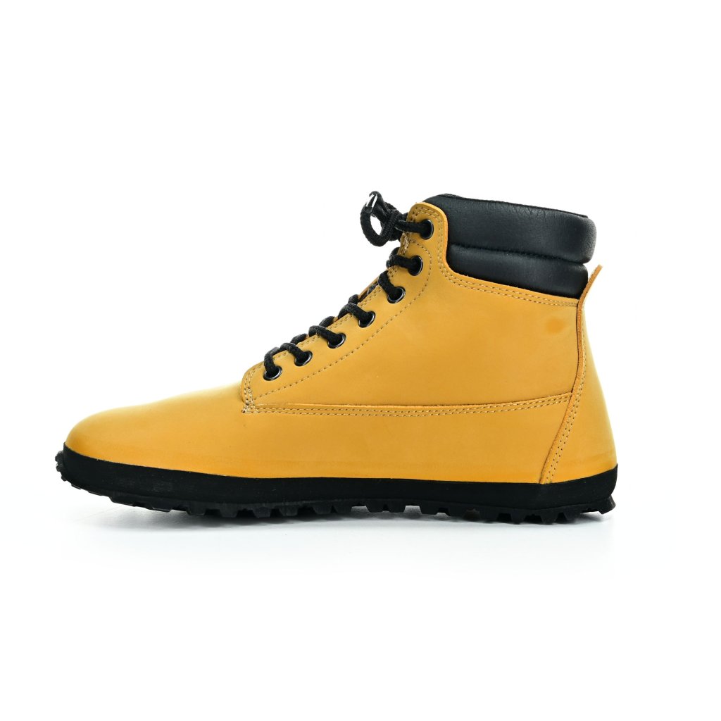 Ahinsa Shuma Nature 2.0 Mustard Barfußstiefeletten