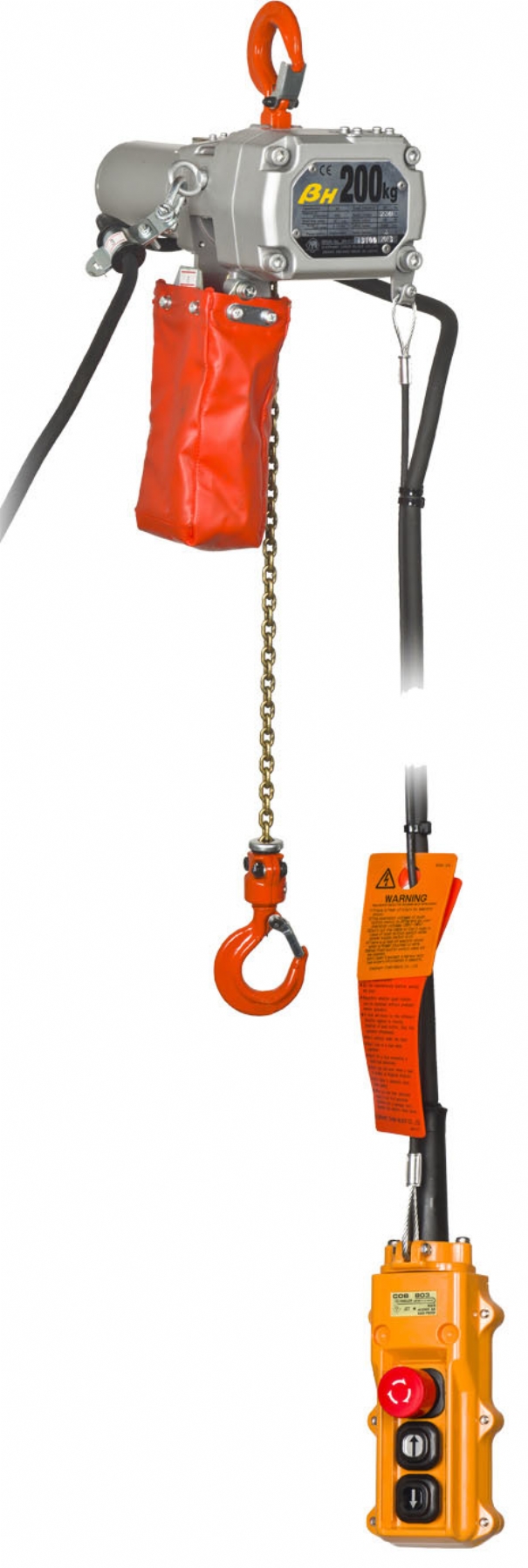 Rema 0511003-7 BETA-H/200KG/7M Elephant BETA 230 V elektrisk kjettingtalje 1 hastighet 7,0 m 200 kg 511003