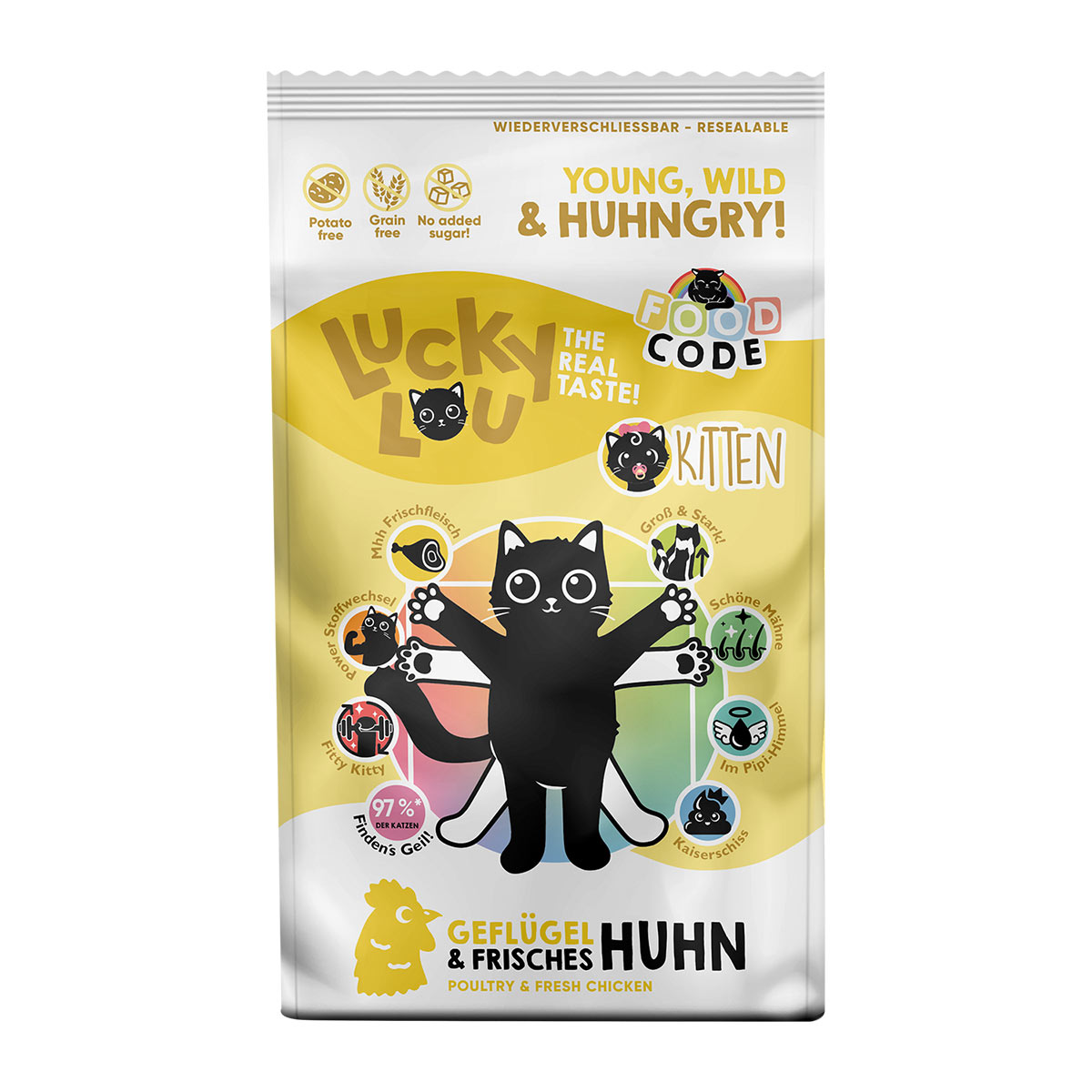 Lucky Lou Kitten Geflügel & Huhn 1,7kg kaufen