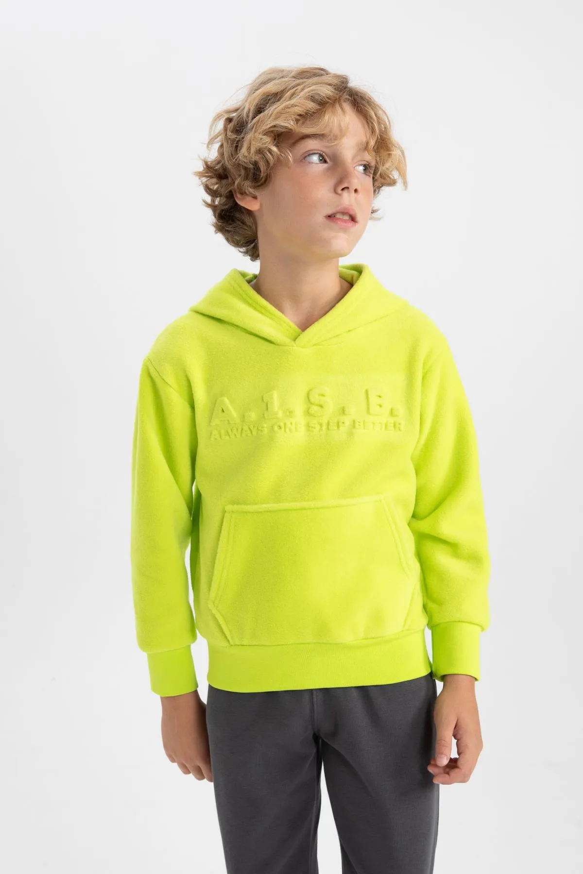 DeFacto  Fleece-Sweatshirt mit Kapuze für Jungen