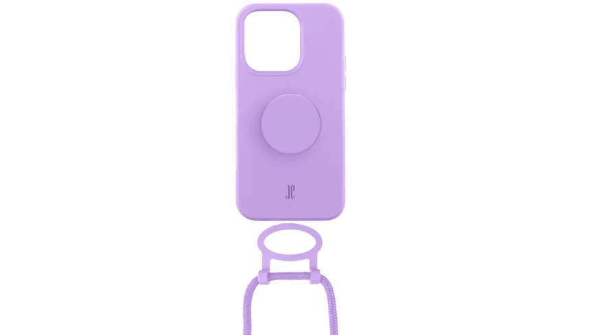 Just Elegance + PopSockets Case f. iPhone 14 Pro (6.1'') Lavendel