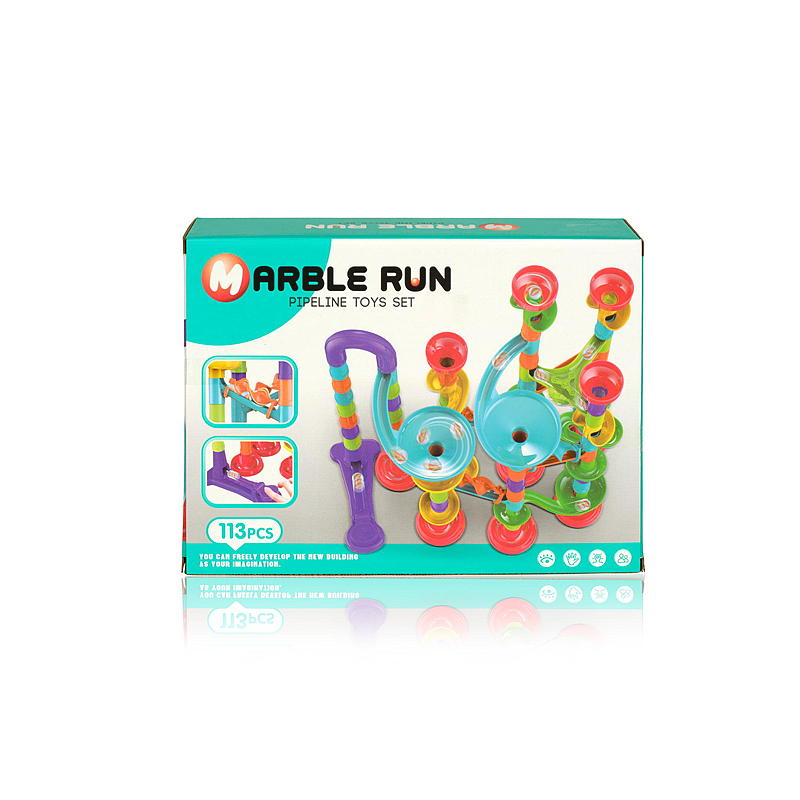 FunToys Klinkekulebane Marble run 113 deler