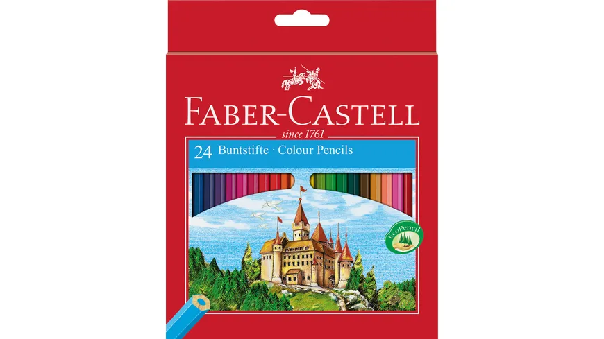 FABER-CASTELL Farbstift Eco 24er-Kartonetui
