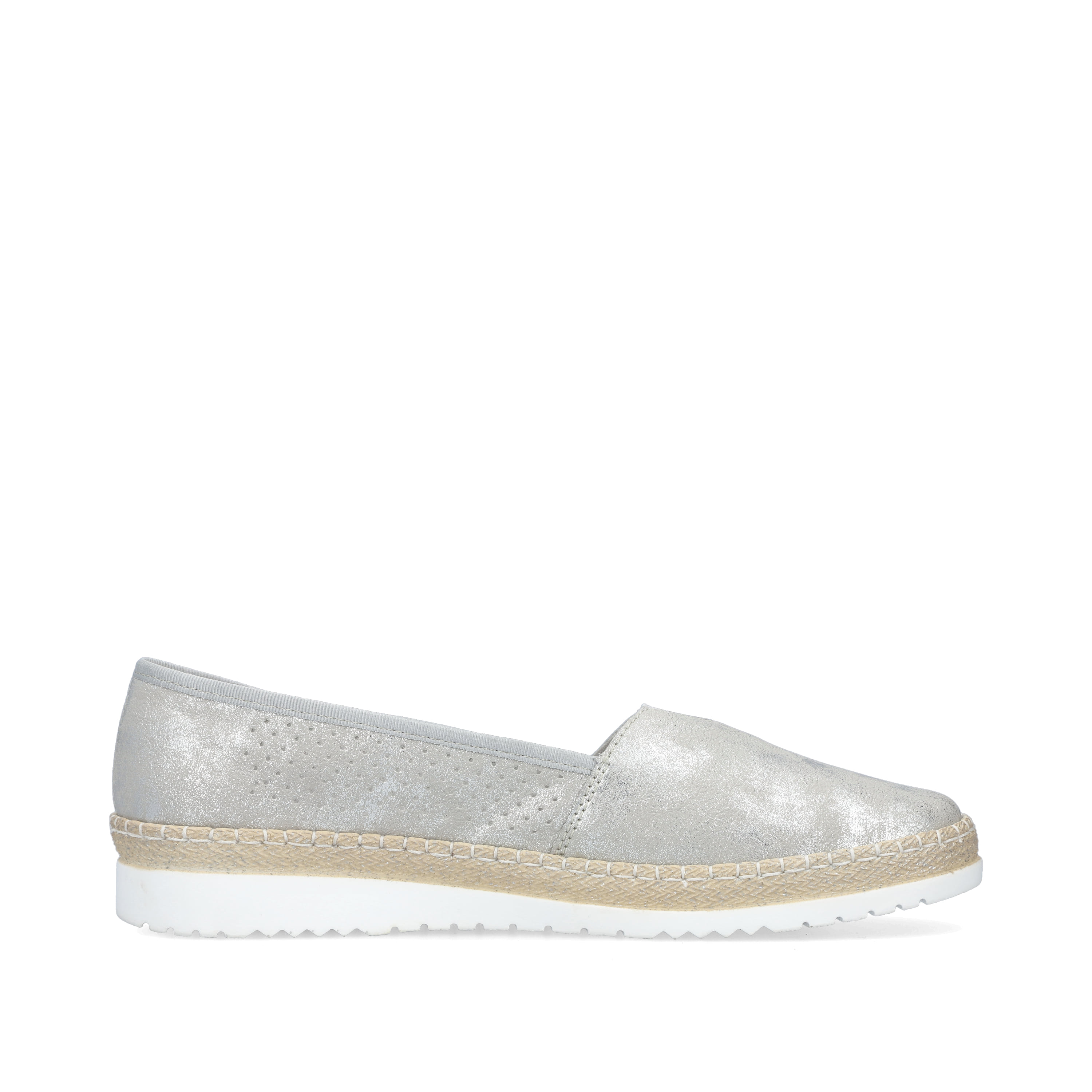 Rieker Damen Ballerinas silber