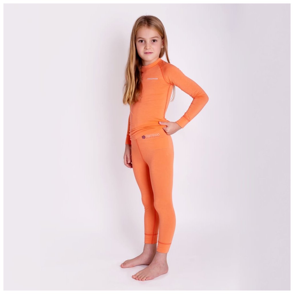 Progress E NDRD Kinder-Langarmshirt Aprikose