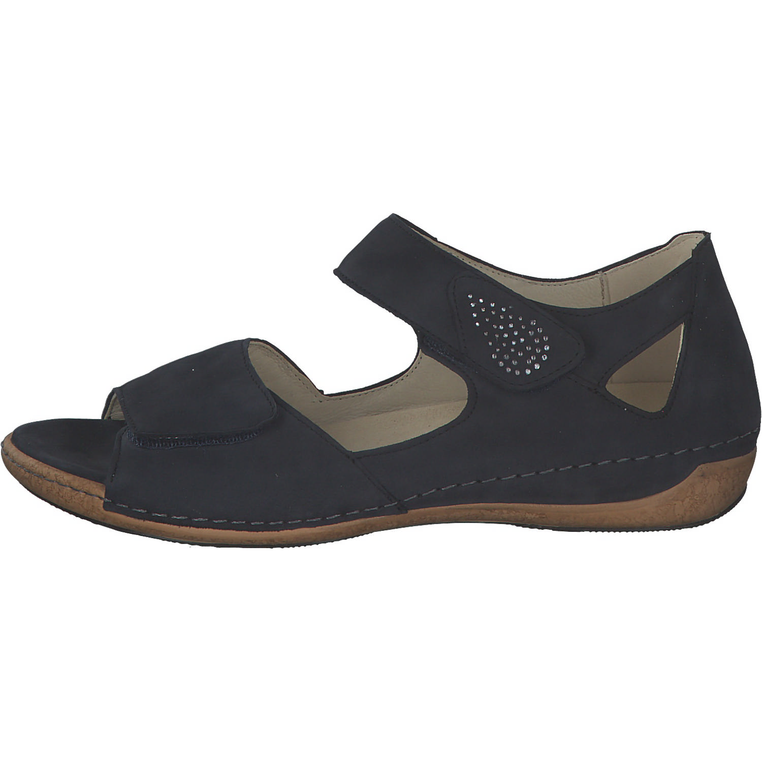 Waldläufer Heliett 342H80, Klassische Sandalen, Damen, Blau